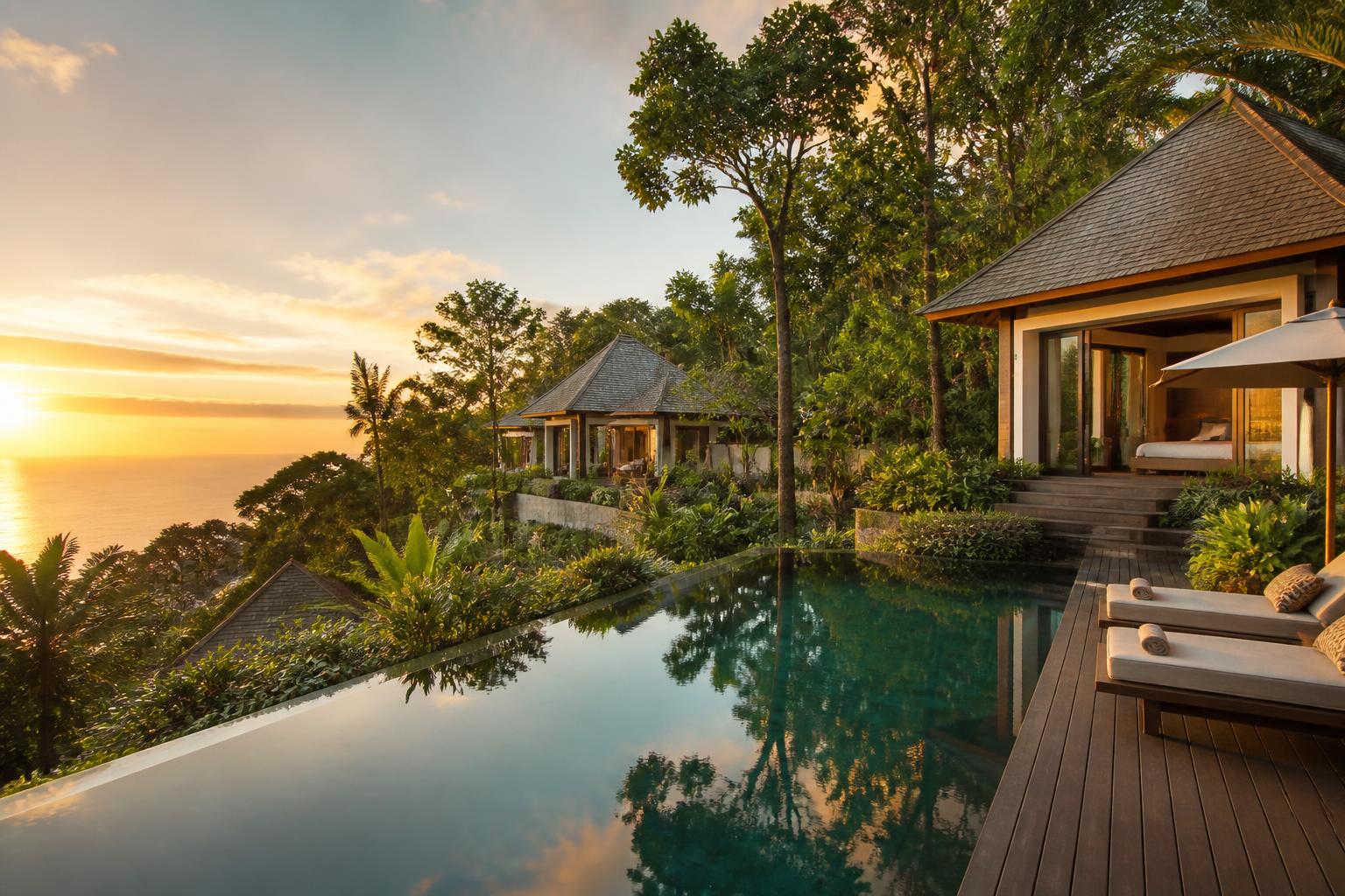 The Fresh Garden resort ท่ามกลางธรรมชาติยามเย็น